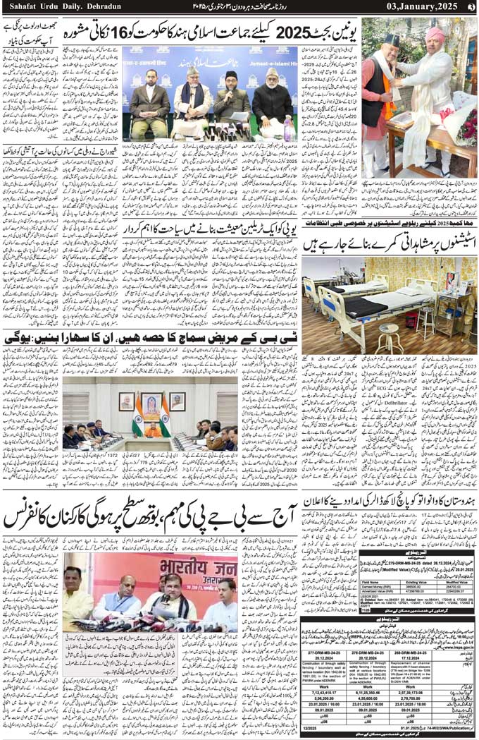 The Sahafat Mumbai, Urdu Newspaper India, Indian Newspapers, Urdu Akhbar, Urdu News Hindustan