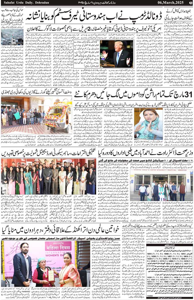 The Sahafat Mumbai, Urdu Newspaper India, Indian Newspapers, Urdu Akhbar, Urdu News Hindustan