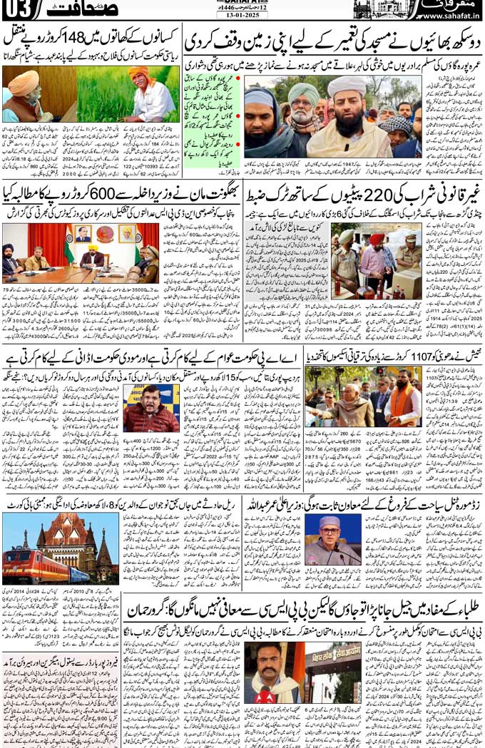 The Sahafat Mumbai, Urdu Newspaper India, Indian Newspapers, Urdu Akhbar, Urdu News Hindustan