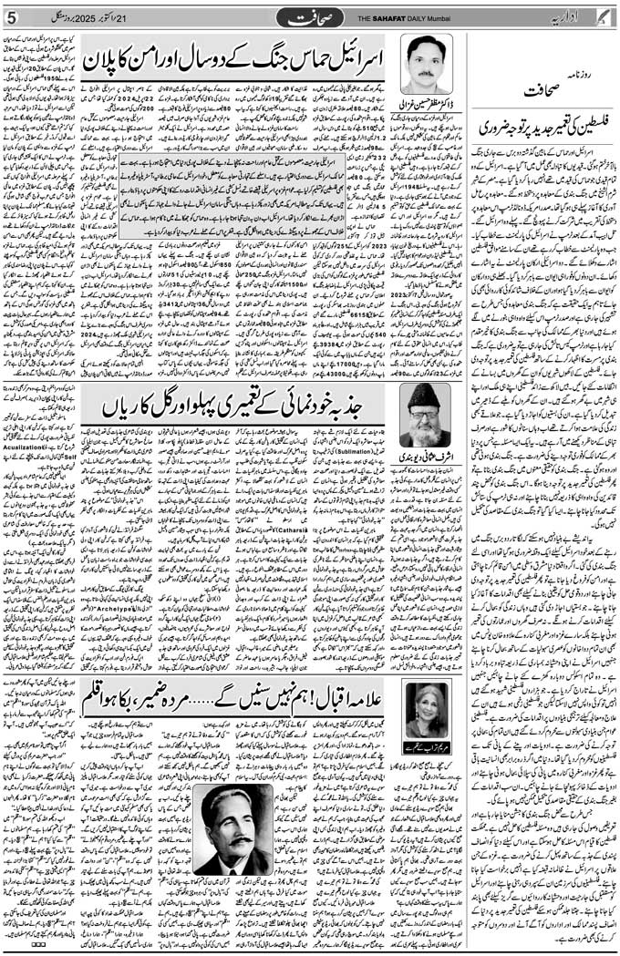 The Sahafat Mumbai, Urdu Newspaper India, Indian Newspapers, Urdu Akhbar, Urdu News Hindustan
